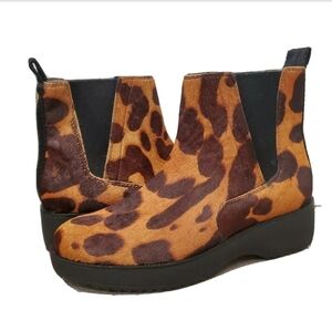 NEW Louise et Cie Zareb Genuine Calf Hair Platform